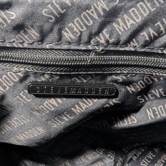 Steve Madden - leather black small purse with removable strap - New - Picture 7 of 12